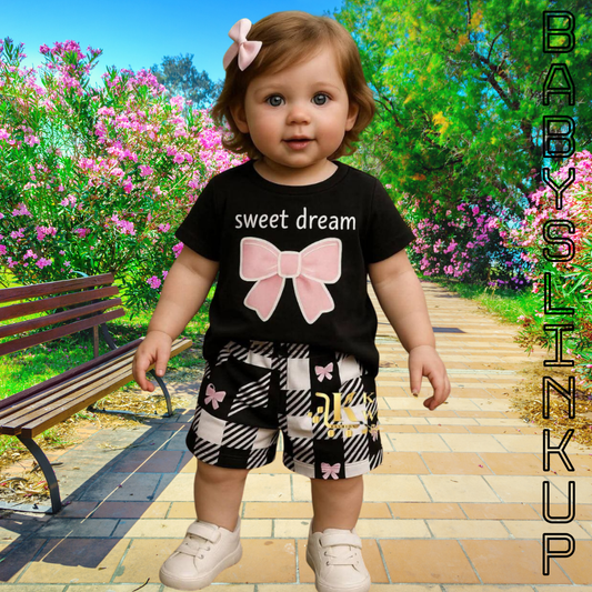 Bouprinted T-Shirt Set | Soft Cotton | Hit for Summer