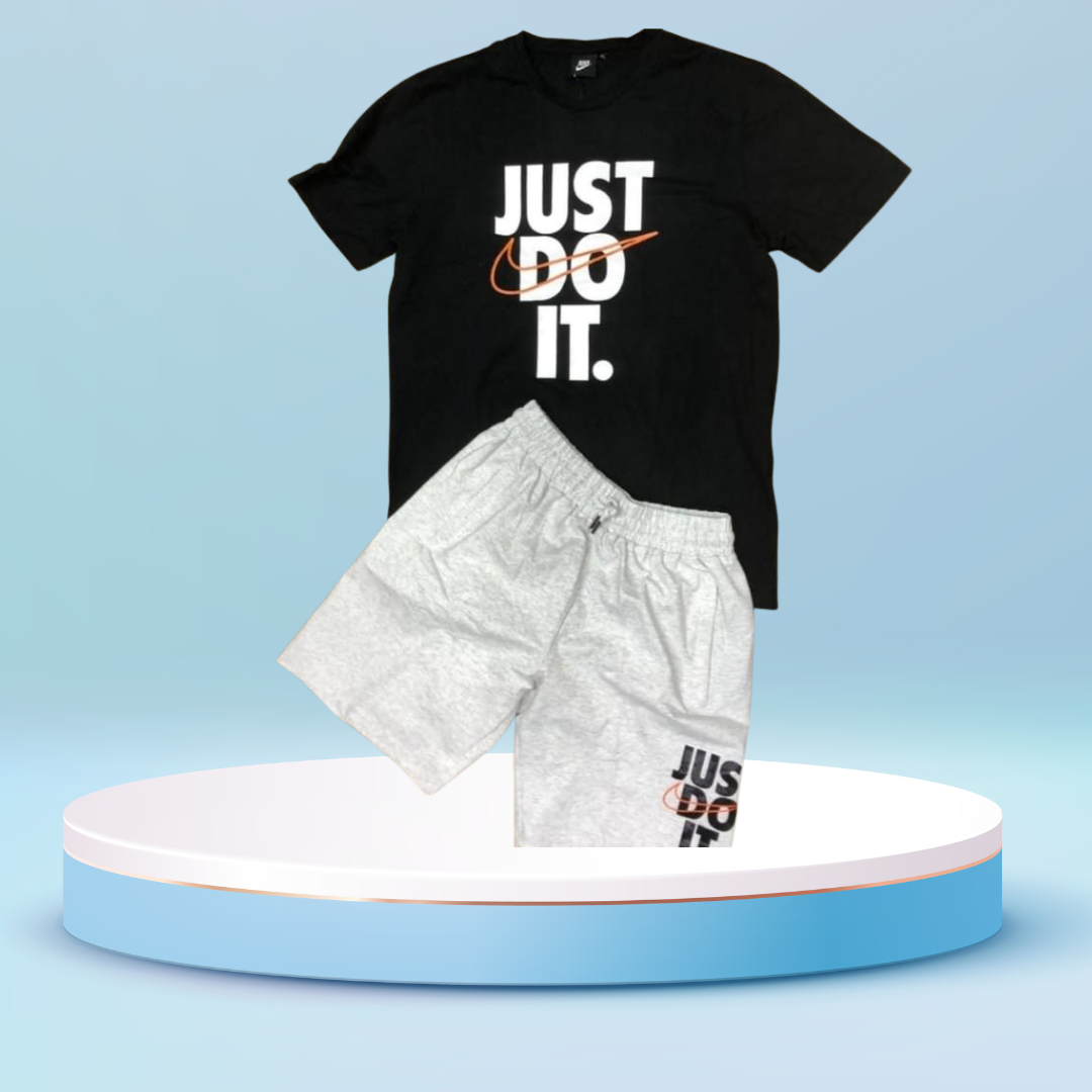 JUST DO IT printed T-Shirt Set | Soft Cotton | Hit for Summer