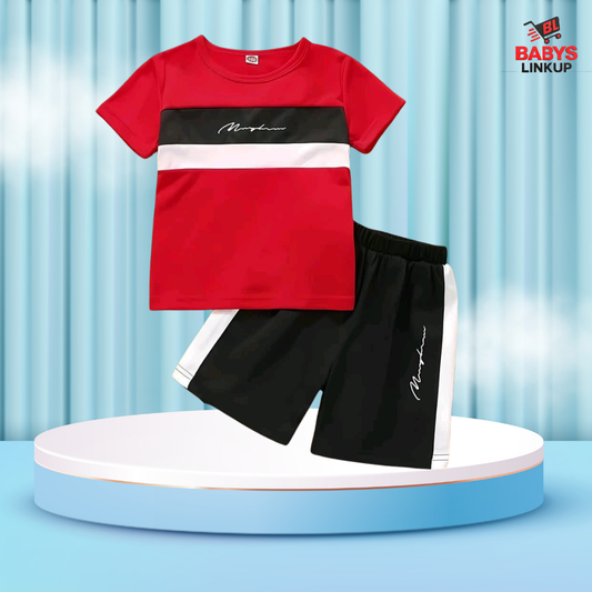 Step  Printed T-Shirt Set | Soft Cotton | Hit for Summer – (6M – 6 Years) Baby's LinkUp