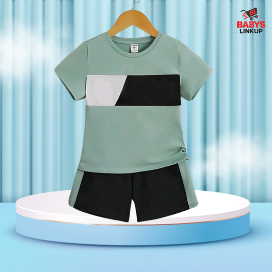 Step  Printed T-Shirt Set | Soft Cotton | Hit for Summer – (6M – 6 Years) Baby's LinkUp