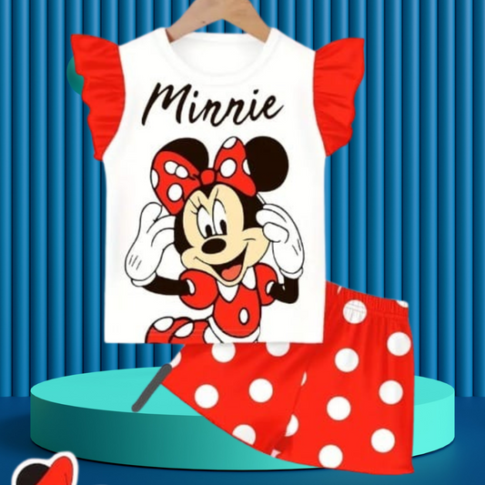 Micky mouse   Printed  T-Shirt Set | Soft Cotton | Hit for Summer   (6 M– 6 Years)