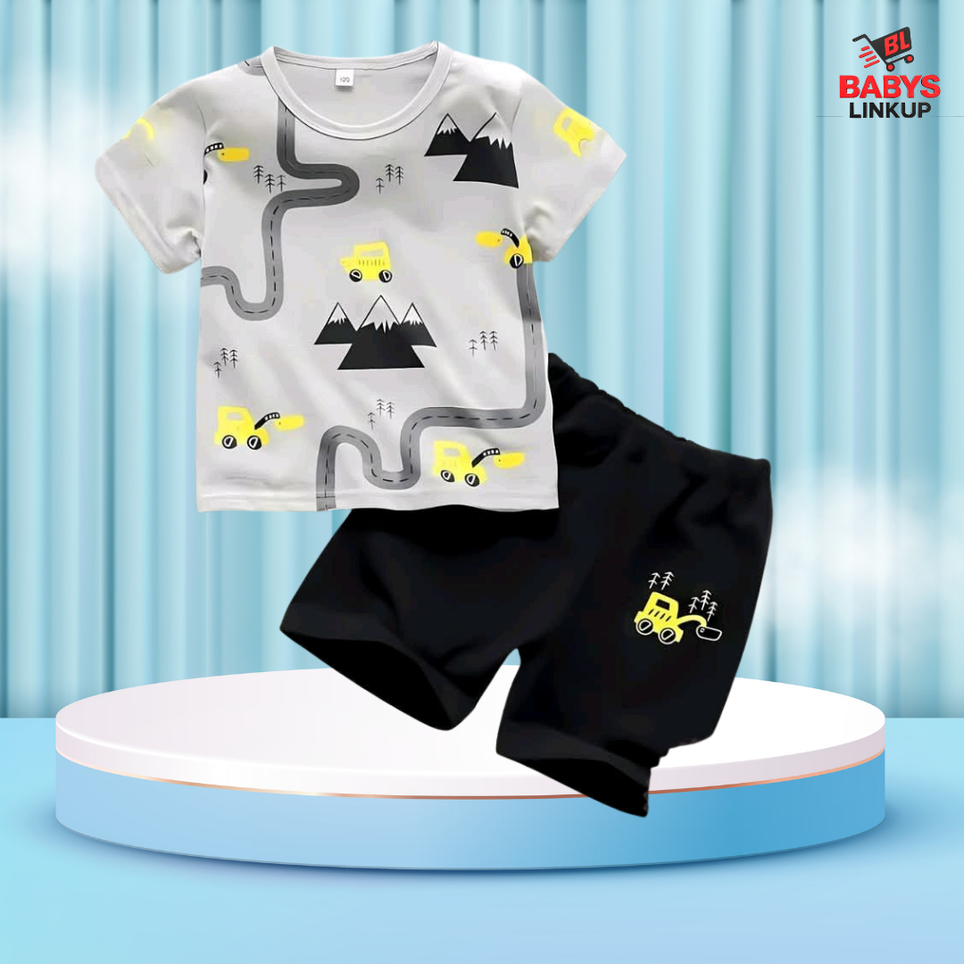 Printed T-Shirt Set | Soft Cotton | Hit for Summer – (6M – 6 Years) Baby's LinkUp