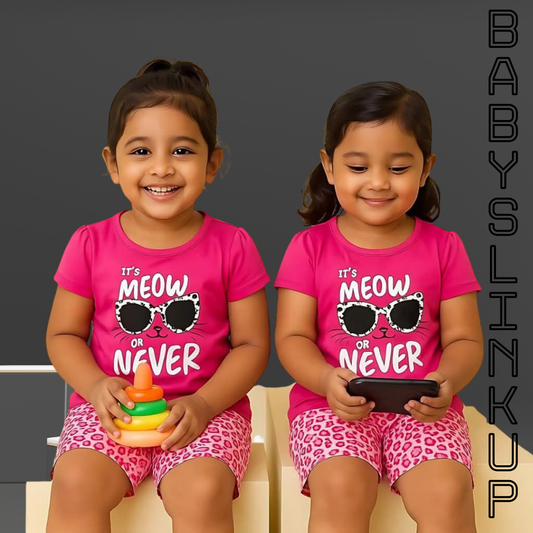 Sunglass  Printed T-Shirt Set | Soft Cotton | Hit for Summer – (6M – 6 Years) Baby's LinkUp