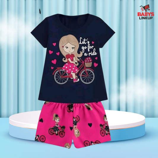 By Cycle    Printed  T-Shirt Set | Soft Cotton | Hit for Summer   (6 M– 6 Years)