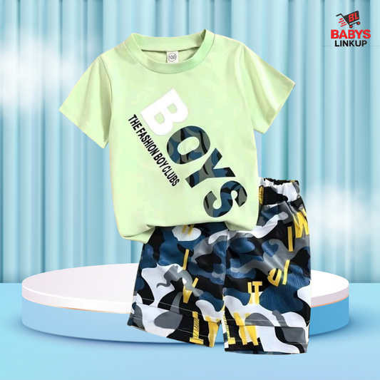 Boys Printed  T-Shirt Set | Soft Cotton | Hit for Summer   (6 M– 6 Years)